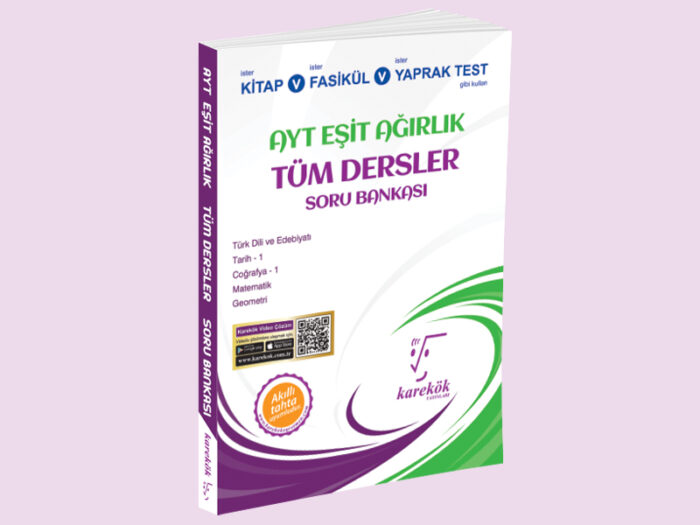 Karekök AYT TÜM DERSLER EŞİT AĞIRLIK