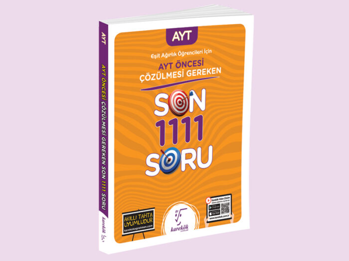 Karekök AYT ÖNCESİ ÇÖZ.GER.SON 1111 SORU(E.AĞITLIK ÖĞR.İÇİN)