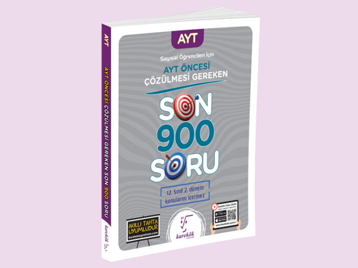 Karekök AYT ÖNCESİ ÇÖZ.GER.SON 900 SORU(SAYISAL ÖĞR.İÇİN)